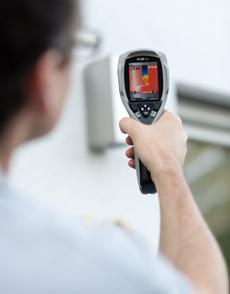 Thermografie-Messung zur Ursachenermittlung