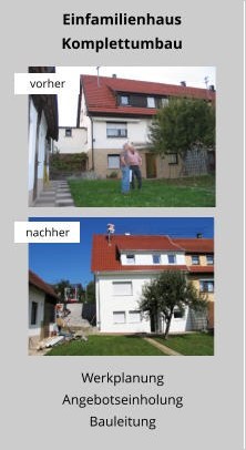 Referenzprojekt vorher und nachher