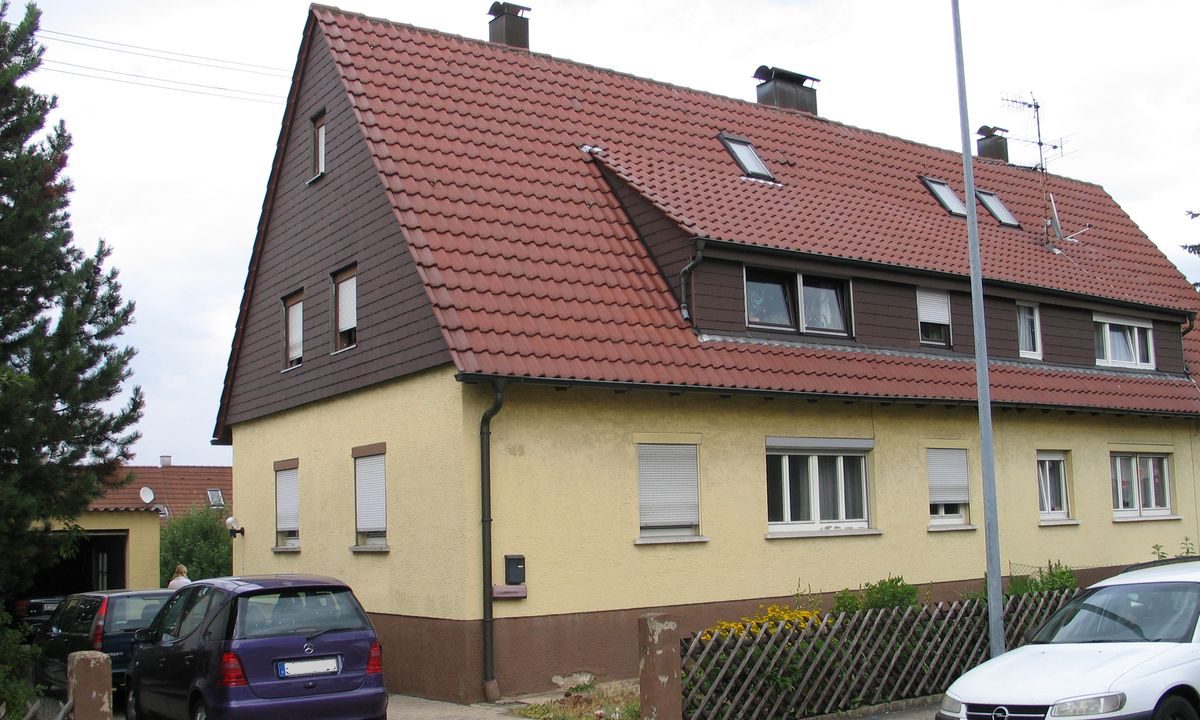 Doppelhaushälfte Wintergartenanbau – vorher